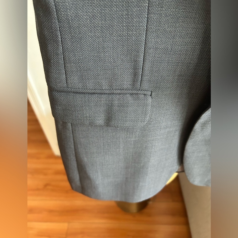 Banana Republic Marzotto Sport Jacket Blazer Wool Blue 36R Old Money Slim Fit - Picture 3 of 16